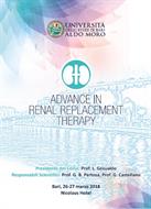ADVANCE IN RENAL REPLACEMENT THERAPY - BARI, 26-27 marzo 2018 