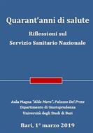 Quarant’anni di salute Riflessioni sul Servizio Sanitario Nazionale - 1 marzo 2019
