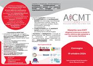 Convegno nazionale AICMT OdV “Malattia rara CMT: diagnosi precoce e presa in carico olistica del paziente e del nucleo familiare”