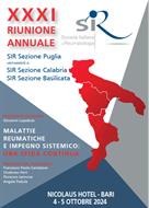XXXI RIUNIONE ANNUALE  SIR Sezione Puglia  UNITAMENTE A SIR Sezione Calabria  SIR Sezione Basilicata