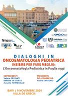 DIALOGHI IN ONCOEMATOLOGIA PEDIATRICA - BARI, 9 NOVEMBRE 2024