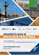 Attualità in tema di oncologia pediatrica- Bari, 20-21 settembre 2019 